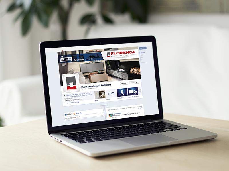 Facebook . Florença Ambientes Projetados